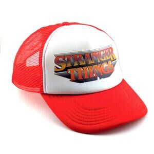 Loungefly Stranger Things Snapback Trucker Hat Retro 80s Novelty Baseball Cap